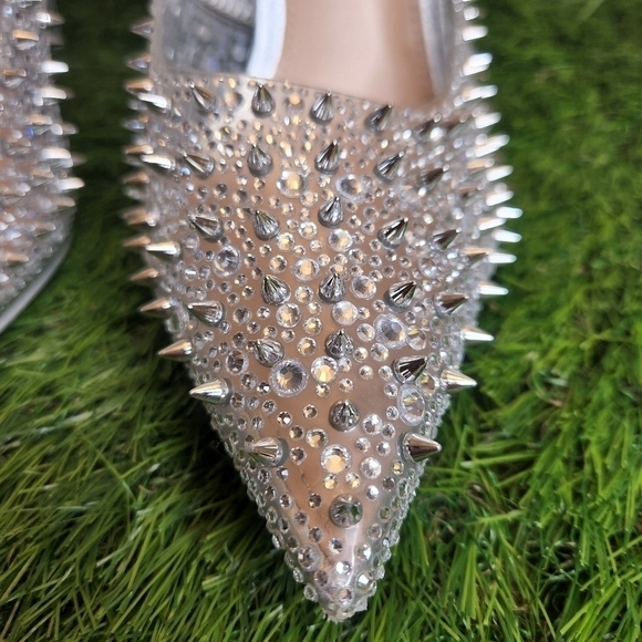 New Steve Madden Womens Vari03s1 Clear Pumps Size 8.0 - Picture 7 of 12